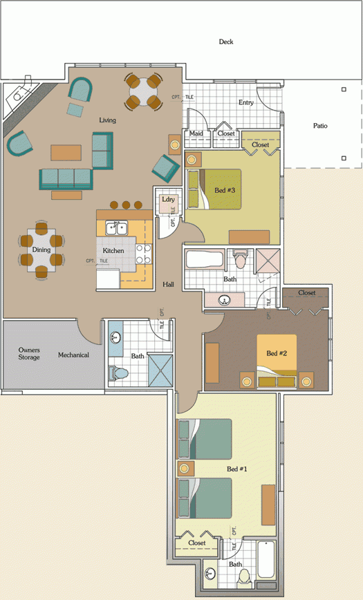 3 Bedroom Floorplan
